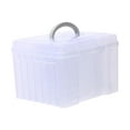 thumbnail image 2 of Caja organizadora de fotos con divisores Soporte para archivos con 6 divisores Craft Keeper Organizador de fotos transparente para sobres Recetas, 2 of 9