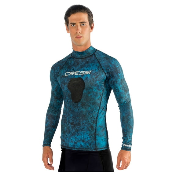 Cressi Hunter Rash Guard - Blue Hunter - 3X-Large