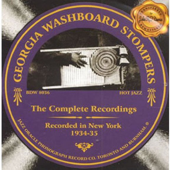 Georgia Washboard Stompers - Complete Recordings - Jazz - CD
