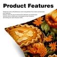 thumbnail image 2 of Thanksgiving Pumpkin Pie Luxurious Velvet Decorative Pillows Covers - Set of 2 Throw Pillow Covers for Chair, Unique Patterns, 16x16, 18x18, 20x20 Inches for Any Occasion, 2 of 6