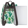 thumbnail image 3 of Easygdp Cactus 1 Mochila de Cuero para Mujeres, Bolso de Hombro, Bolsos de Mano de Moda para Trabajo y Viajes, 3 of 4