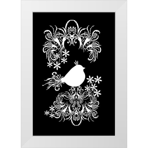 Murdock, Ramona 11x14 White Modern Wood Framed Museum Art Print Titled - The Queen Bird