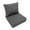 Dark Grey, variant on Bunblic Outdoor Deep Seat Cushion Set 48x48cm Foam Packing Foam Sheet for Sofa Couch Green