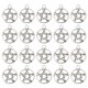 thumbnail image 1 of EeaseMX 50 colgantes unisex con pentagrama en tono plateado (plata), 1 of 7