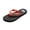 Red, variant on Flip Flops for Man with Arch Support Yoga Mat Sandals Comfortable Indoor Outdoor Summer Beach Thong Cushion Slip on Walking Shoes Wine Size 10