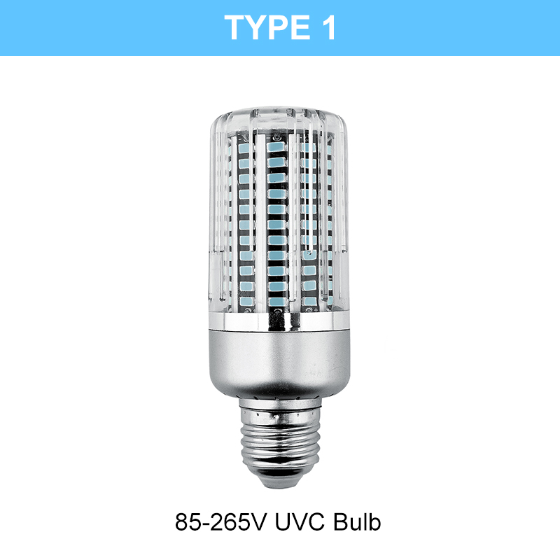 LED UV UVC Disinfection Lamp 40W Germicidal Sterilizer Light Bulb E27 85-265V 0