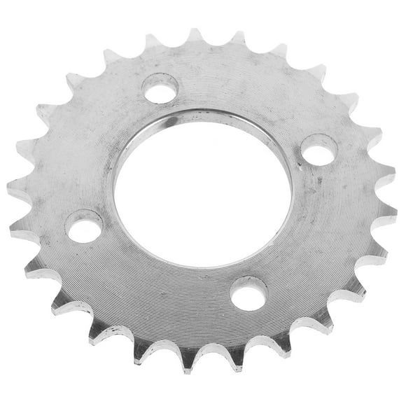 SOPOTUTU High Performance Metal Rear Sprocket Silver 420 Type 25 Tooth Replacement for Motorcycle