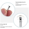 thumbnail image 4 of Disc Tips Replacement, Capactive for Touch Stylus Pen Disc Tip for Pen (12 Pack),12 * Stylus Pen Disc Tips,Silver, 4 of 6