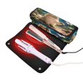 thumbnail image 5 of Hair Tools Storage with Heat Resistant Mat- Cat Scratch Butterfly Pattern Printed Curling Iron Travel Bag/Flat Iron Case for Women, 5 of 8