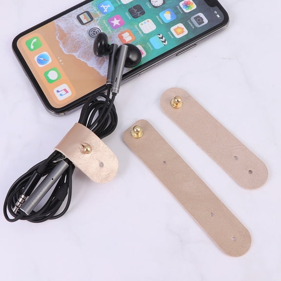 GOOHOCHY 3 Pcs Wire Tie Suitable for Earphones Earphone Cable Winder Size 1