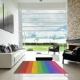 thumbnail image 7 of Ahgly Company Machine Washable Indoor Rectangle Transitional Green Area Rugs, 3' x 5', 7 of 7