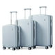 thumbnail image 1 of Juego de equipaje Hanke Hard Shell, 3 piezas, 20/24/28 pulgadas, gris, 1 of 9
