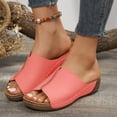 thumbnail image 2 of Mepaouo Summer Sandals for Women 2025 Platform Wedge Slides Arch Support Orthotic Casual Walking Shoes, 2 of 8