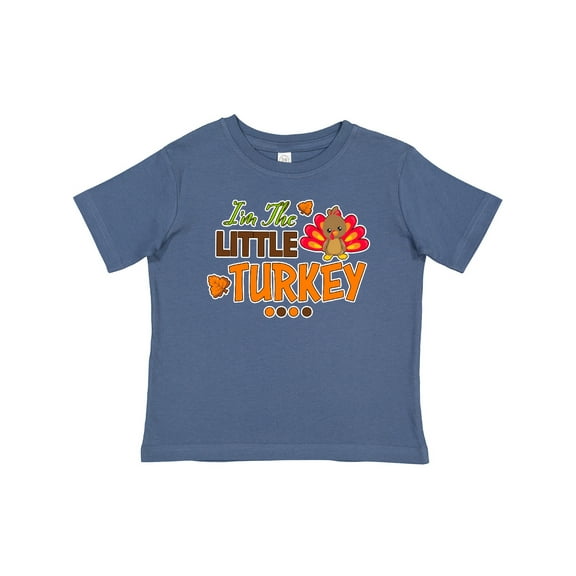 Inktastic Thanksgiving Im the Little Turkey Boys or Girls Baby T-Shirt