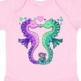 thumbnail image 4 of Inktastic Seahorses Kissing with Hearts Boys or Girls Baby Bodysuit, 4 of 5