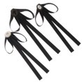 thumbnail image 1 of KAKOWELY 3Ud Bow Tie Largo Para Mujer Estilo Japonés En Negro Para Camisas Sin Cuello, 1 of 6