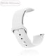 thumbnail image 1 of 18 mm 20 mm 22 mm metallrem för Garmin Vivoactive 3 4 4s Band Watch Venu 2 2s SQ Forerunner 645 Armband Silikonögla Nylon handled Silicone White, 1 of 5