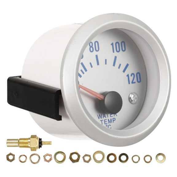 MERRYHAPY Water Temperature Gauge Lever for Car Clear LED Pointer Accurate Measurement