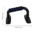 thumbnail image 2 of Raindrops 2Pcs Blue Portable Push-Up Bracket For Balanced Training Push-Up Grips, 2 of 5