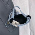 thumbnail image 3 of Bolso Superior Cuerpo Cruzado para Mujeres Correa Ajustable Cuero Puo Con Cinta Color Sólido, 3 of 9