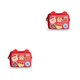 thumbnail image 3 of Qarigey Bolso para niños Diseño lindo Regalo de Navidad Juguetes Kawaii Regalo Estilo de dibujos animados Paquete de cofre pequeño Bolso cruzado para año del tigre 2piezas Qarigey CBP308165, 3 of 6