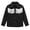 Black, variant on Men's Fringe Western Snap Button Shirt, Long Sleeve Cowboy Cowgirl Casual Blouse for Rodeo & Festivals L