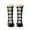 Checkered/Black/White, variant on Womens Sherpa Fuzzy Winter Warm Non Skid Slip Slipper Crew Socks - 9-11, Checkered/Black/White, 1 Pair