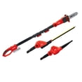 thumbnail image 3 of Sun Joe GTS4001C-RED Cordless Lawn Care System | Hedge Trimmer | Pole Saw | Leaf Blower (Red), 3 of 12