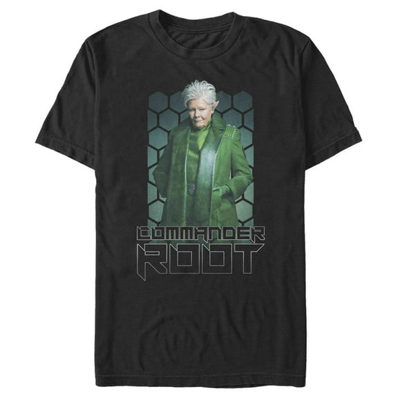 Men's Disney Artemis Fowl Commander Root Portrait  Graphic Tee Black Medium