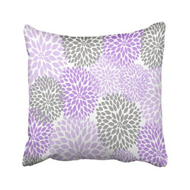 Musesh Lavender And Gray Dahlia Mums Rectangular Pillow Cushions Case Throw Pillow Cover For Sofa Home Decorative Pillowslip Gif Walmart Com Walmart Com
