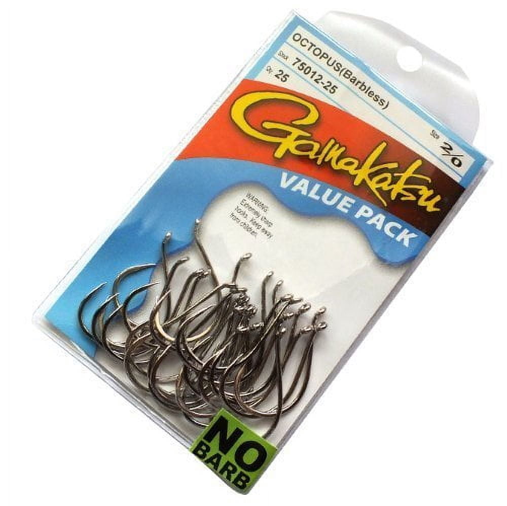 Gamakatsu Octopus Hooks, Barbless, 25pk
