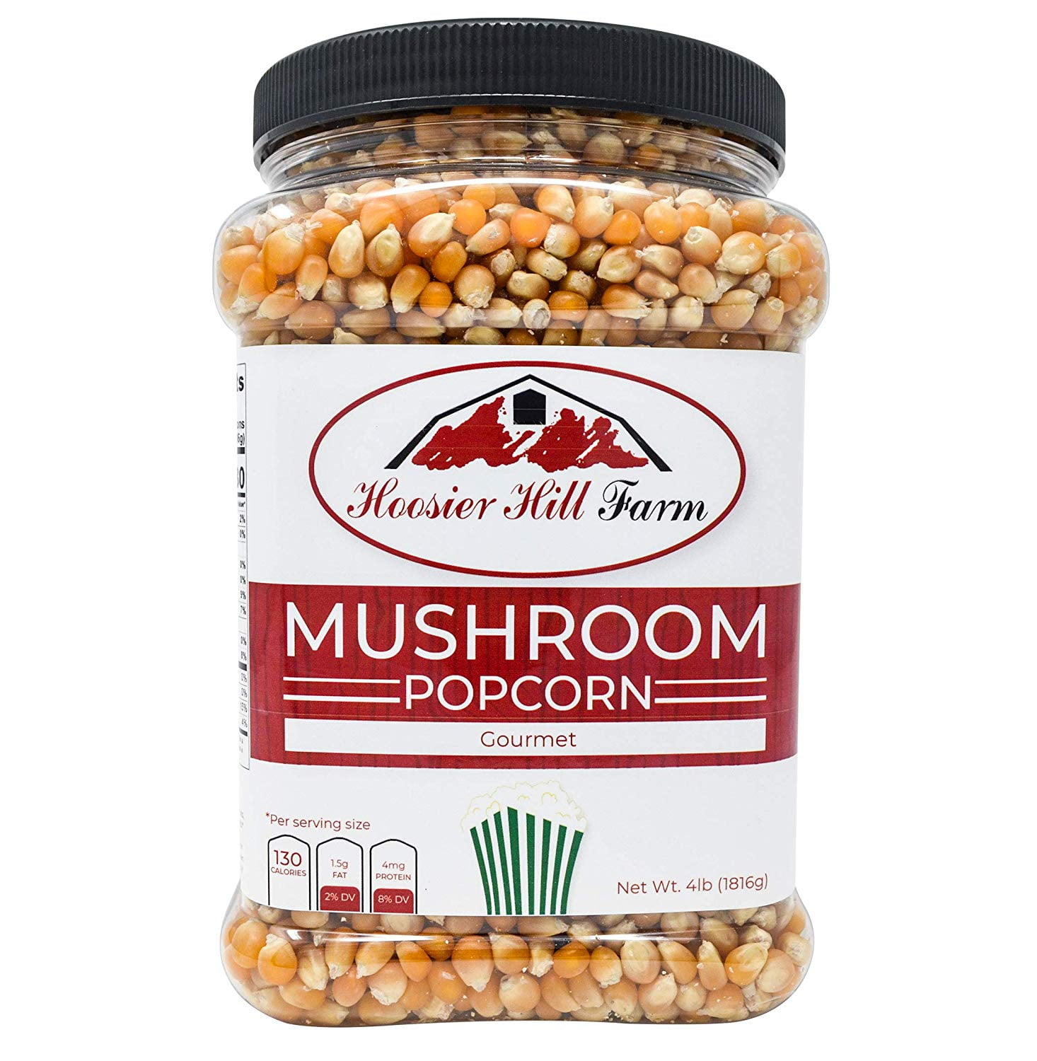 Hoosier Hill Farm Gourmet Mushroom NON-GMO Popcorn Lovers, 4 Pound