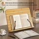 thumbnail image 2 of Cipaher Soporte de Lectura Multifuncional Ajustable Atril Plegable para Libros, Tablets, Portátiles y Partituras, 2 of 7