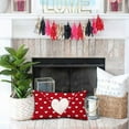 thumbnail image 5 of Valentine''s Day Pillow Covers 12x20 Inch Set of 2 White Hearts Decor Red Throw Pillow Covers Valentine''s Day Cushion Case Decoration for Sofa Couch 53A, 5 of 5