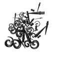 thumbnail image 1 of 54 Piezas Punk Balck Acrílico Oído Cónica Ensanchador Decoración Elegante Fernando Ampliador del oído, 1 of 8