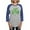 Heather/Blue, variant on CafePress - St Paddys Day Shamrock Long Sleeve T Shirt - Womens Baseball Tee