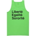 thumbnail image 1 of Liberte Egalite Sororite Neon Tank Top, 1 of 1