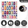 thumbnail image 5 of Yayeee Magnetic Dishwasher Cover for The Front Decoration Home Kitchen Machine Sticker Protector, Blue Jam Jars, 5 of 6