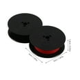 thumbnail image 2 of HONMEET Black and Red Twin Spool Ribbon for Universal Typewriter Ink Replacement, 2 of 8