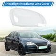 thumbnail image 2 of Cubierta de Lente de Faro Unique Bargains Cubierta de Lente Clara para VW MK6/GTI/Jetta 2006-2009 PC Clara 1 Pcs Frontal Derecho, 2 of 6