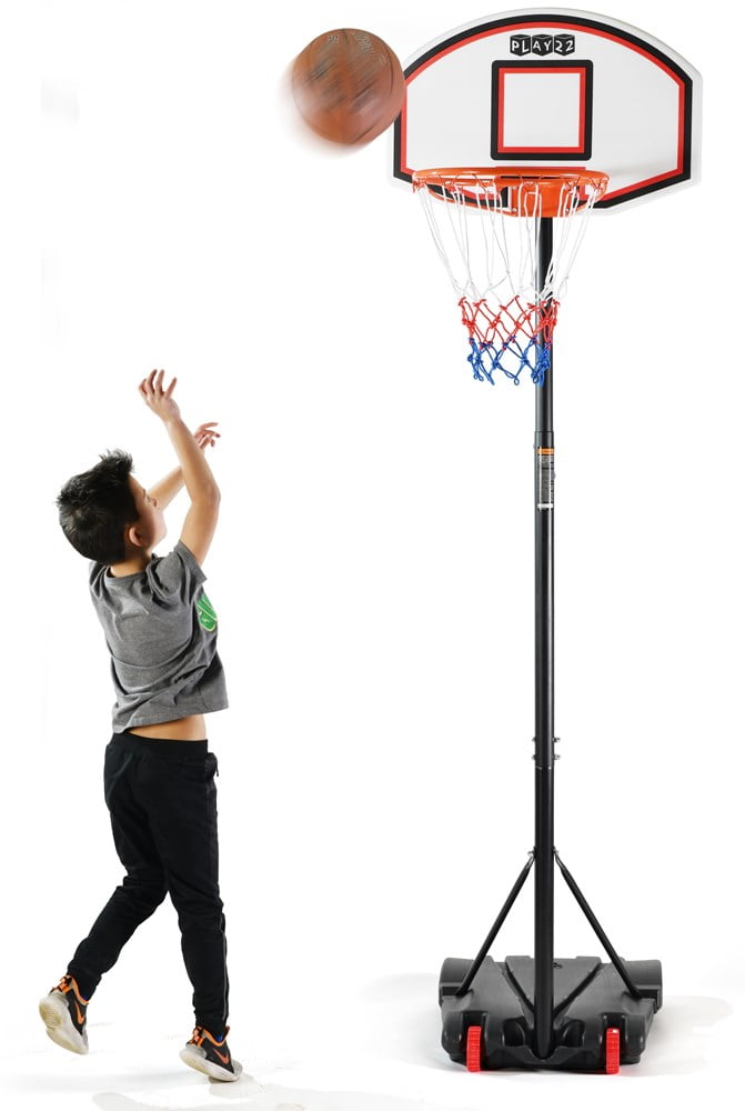 150cm Free Standing Basketball Hoop Net Kids Backboard Stand Rack Set Adjustable