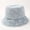 Sky Blue, variant on Four Seasons Denim Cartoon Flower Embroidery Bucket Hat Fisherman Hat Outdoor Travel Sun Cap For Girl And Women 158