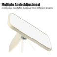 thumbnail image 5 of Unique Bargains 1Pc Foldable Makeup Mirror 8"x6" Beige, 5 of 7