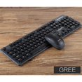 thumbnail image 3 of Milaget Lovely Retro N520 Wireless Mechanical Keyboard Mouse Set Round Key - black, 3 of 8