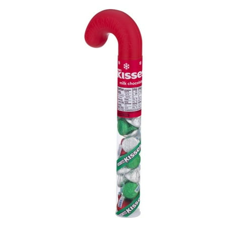 Hershey's Holiday Milk Chocolate Kisses Cane - 2.24oz