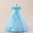 thumbnail image 2 of Flower Girls Tulle Dress - Cute Bow Tutu Dresses Bridesmaid Pageant Gown Birthday Party Dress, 2 of 5