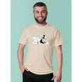 thumbnail image 2 of Beauty And Couch Potato T-Shirt Men -Wilfred Hildonen Designs, Male 3X-Large, 2 of 4