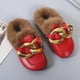 thumbnail image 4 of Retro mujer Vintage Casual gran gancho de bloqueo de Metal y bucle Enviros polar tacones bajos Slingback Otoño Invierno zapatos de punta redonda Wmkox8yii  shkj414, 4 of 6