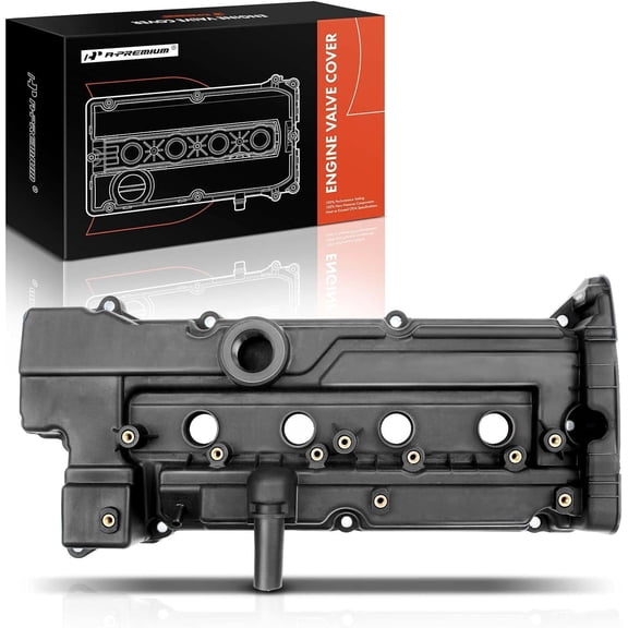 A-Premium Engine Valve Cover, with Gasket, Compatible with Hyundai Accent 2006-2011, Kia Rio 2006-2011, Rio5 2006-2011, L4 1.6L DOHC, Replace # 264-990, 2244126801
