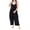Black#20261, variant on pstuiky Wide Leg Jumpsuits for Women Dressy Solid Color Sleeveless V-Neck Casual Romper with Pockets Casual Loose Adjustable Straps Women Overalls Trendy Summer Outfits Clothes